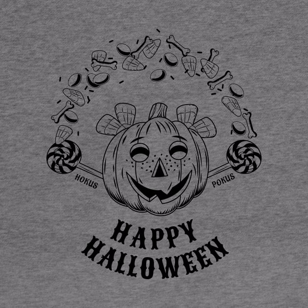 Happy Halloween label by OA_Creation